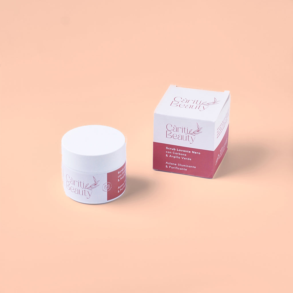 Scrub Lavante Nero con Carbone e Argilla Verde – 150ml