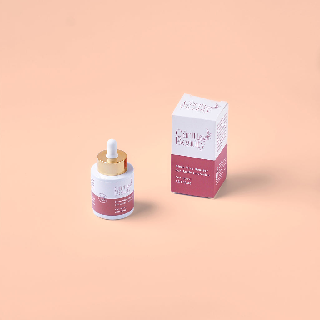 Siero Viso Booster Con Acido Ialuronico Con Attivi Antiage – 30ml
