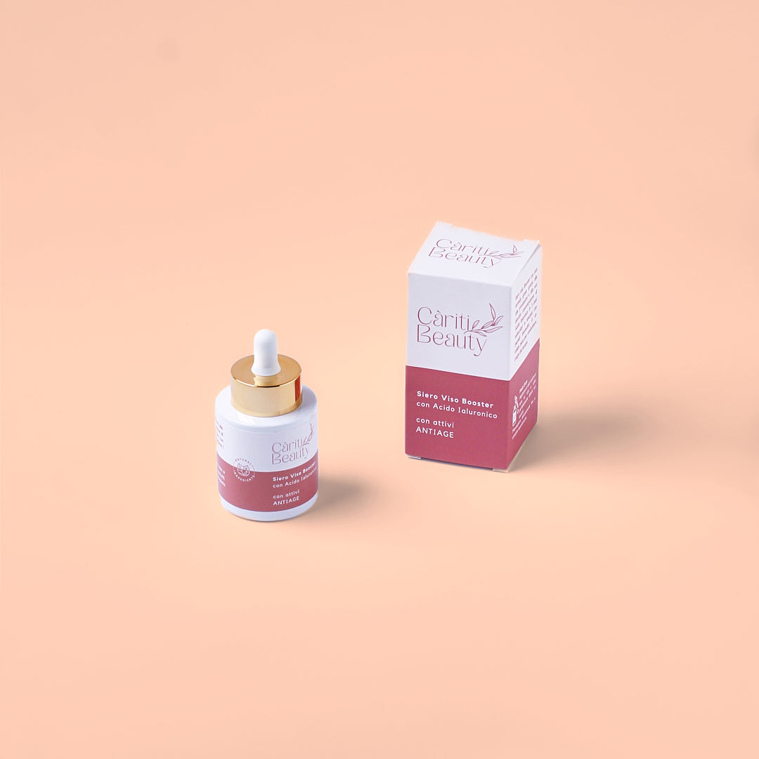 Siero Viso Booster Con Acido Ialuronico Con Attivi Antiage – 30ml