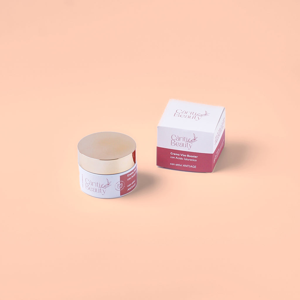 Crema Viso Booster con Acido Ialuronico con attivi Antiage – 50ml